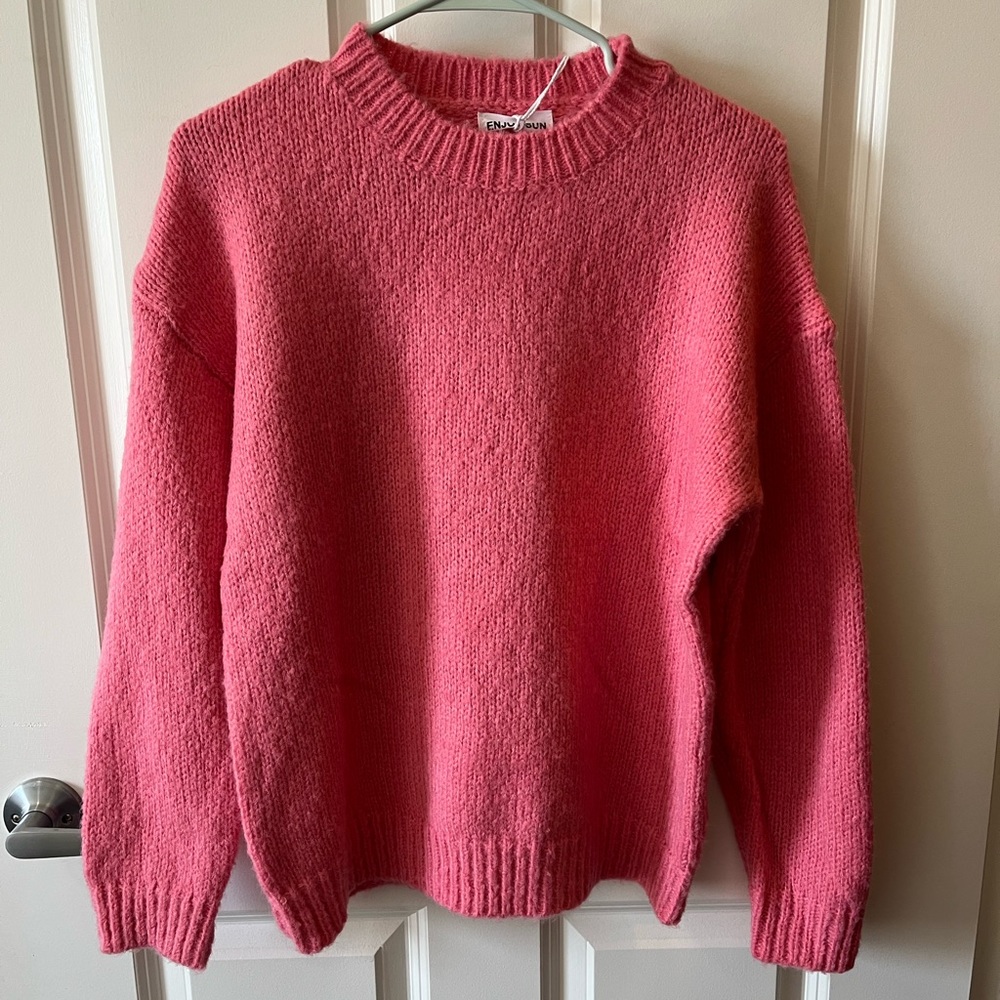 NWT Pink knit sweater